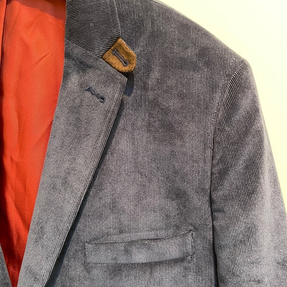 Blue Corduroy English Laundry Sport Coat / Blazer - Picture 2 of 11